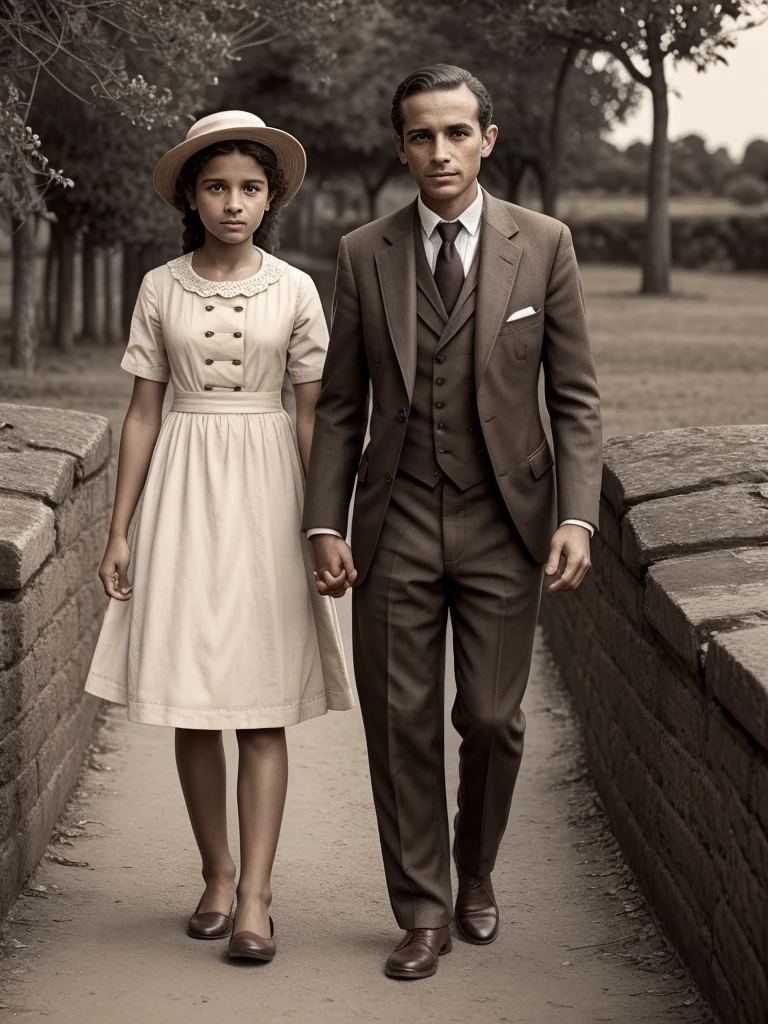male,female,,,child,Foreigners,French,suit,old,Sepia,era,young,whole body,Life-size,Classic,family,Head to foot