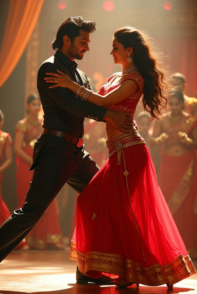 Ntr and Janvi Kapoor dance