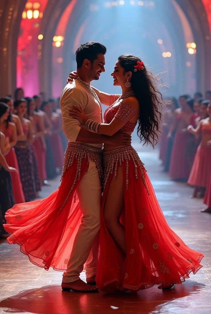 Ntr and Janvi Kapoor dance