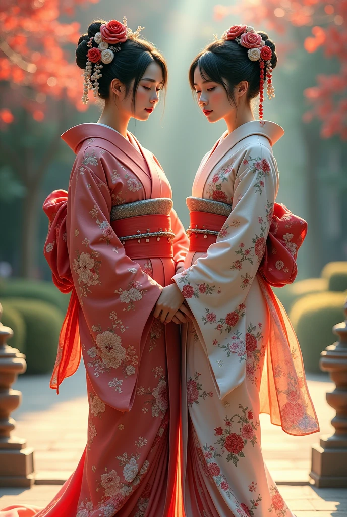 Japanese kimono women
