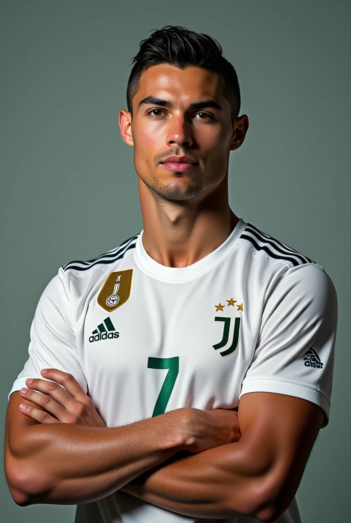  Ronaldo's pic for TikTok DP With CR7 shirt 