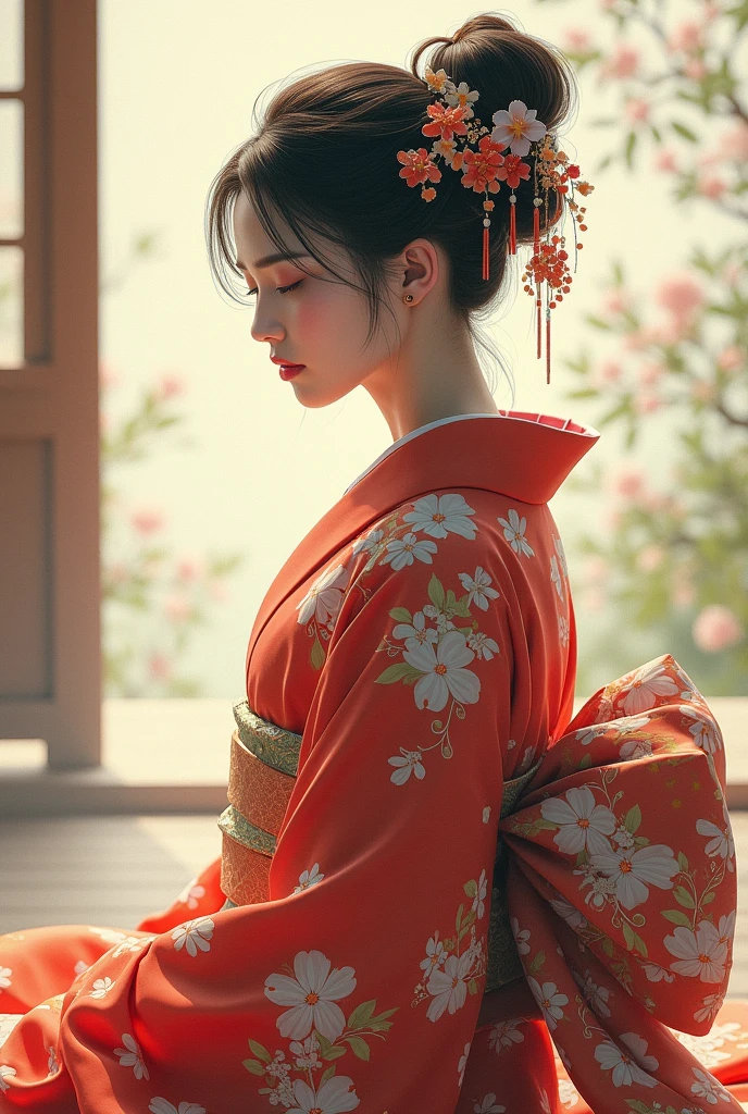 Japanese kimono women One person