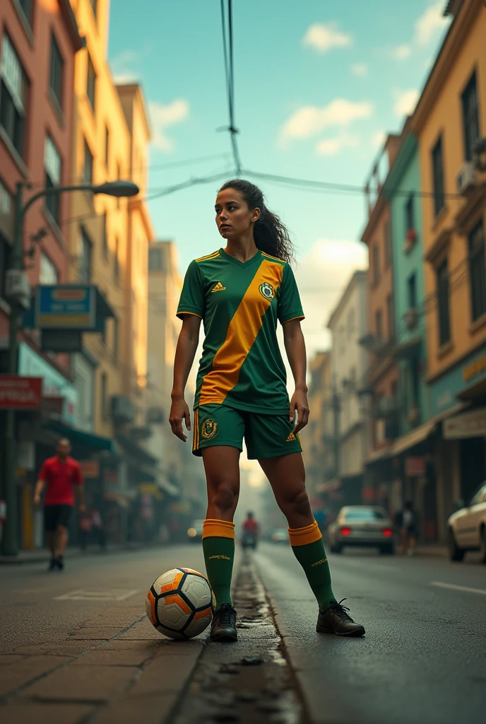 - Details Manuela Pavi's emergence into professional football with Deportivo Cali