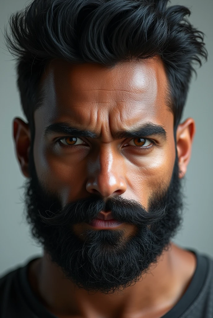 Vishal Nikam as wolverine in real face middle beard shewd