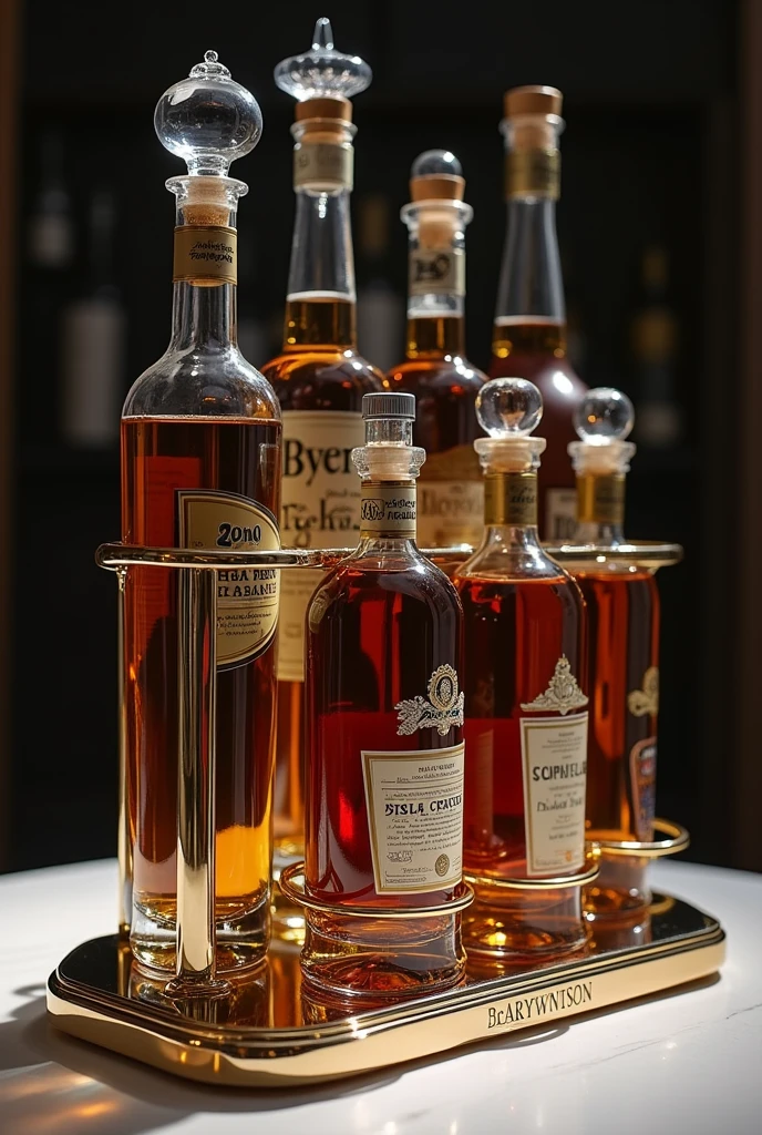 Beautiful liquor bottle stand
