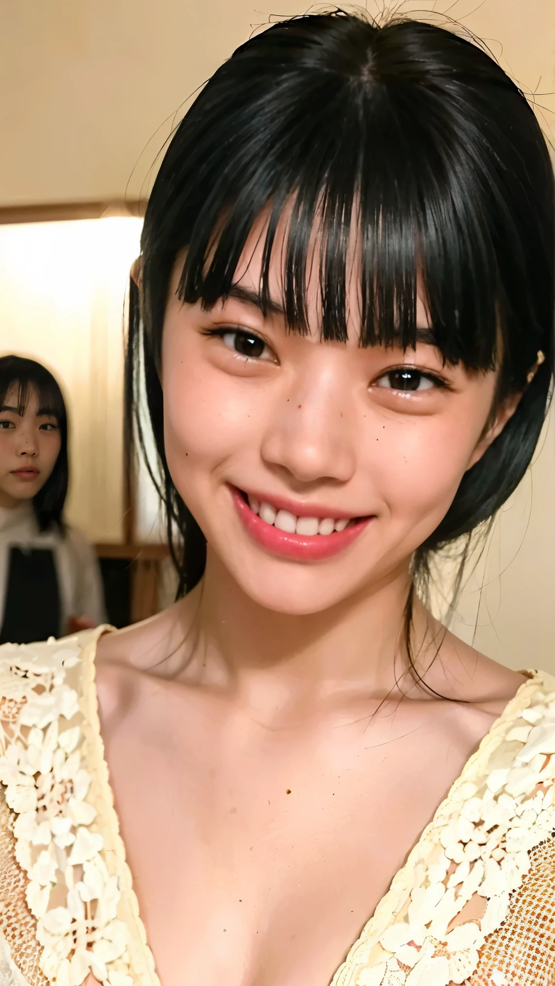 、Soft tone photos, (((whole body)))、One Girl,japanese model girl,Side-by-side bangs,(Black tanned skin:1.1),pretty girl,Flat Chest, break (Cute and pop professional photos:1.3), (The nostalgic T-back is cute...:1.3), (in pretty girly colorful room, stuffed toy, balloon:1.3), break fun feeling,Cute feeling, (Dynamic pose:1.3),Dynamic Angle, (Talk to the next person:1.3), (Happy expression, Shining Eyes, smile:1.1), break (Absurd:1.3),8k,(Detailed Photos:1.5),(Detailed face and skin:1.3),(Ultra-high resolution:1.5),(Realistic:1.5),Symmetric, Clear Eyes,Well-groomed face,(Ray Tracing:1.3)
(Dynamic pose:1.3),Dynamic Angle,
(Talk to the next person:1.3),
(Happy expression, Shining Eyes, smile:1.1),
break,smile
(Absurd:1.3),8k,(Detailed Photos:1.5),(Detailed face and skin:1.3),(Ultra-high resolution:1.5),(Realistic:1.5),Symmetric, Clear Eyes,Well-groomed face,(Ray Tracing:1.3)