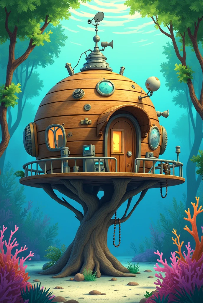 Sandy Cheeks' house