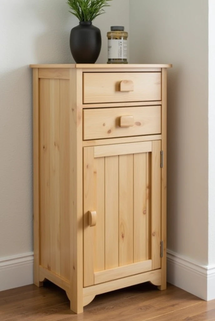 Make 2 drawer on the above and below it make a long 30 inch SLIDING laundry storage drawer and all of it should be wood it should be small to fit into small space almost 50inch length