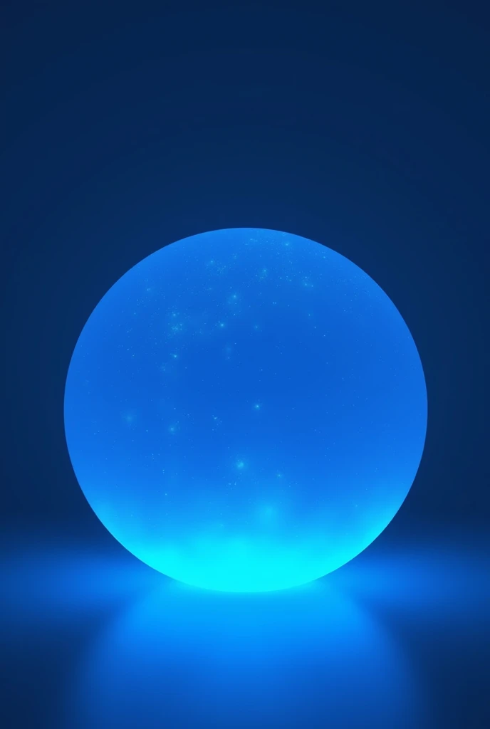 one ball beautiful decoration core blue luminous