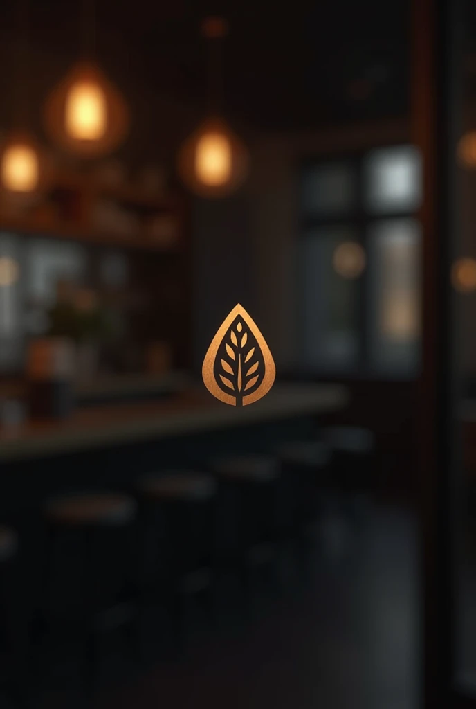 Logo for a new coffee shop with dark colors
