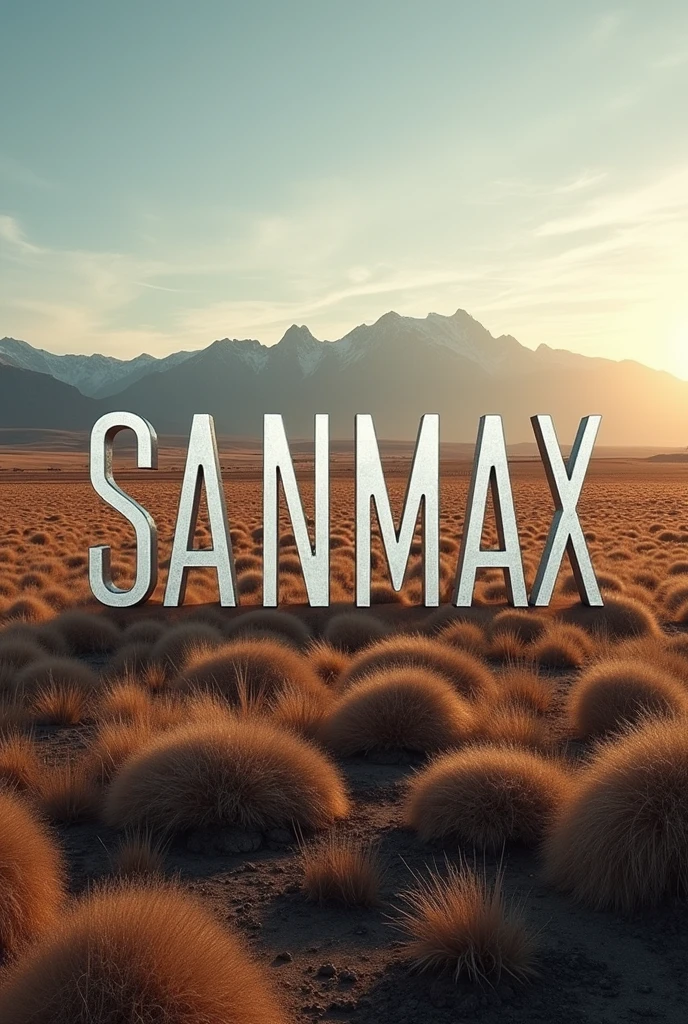 Sanmax text in the futura big country