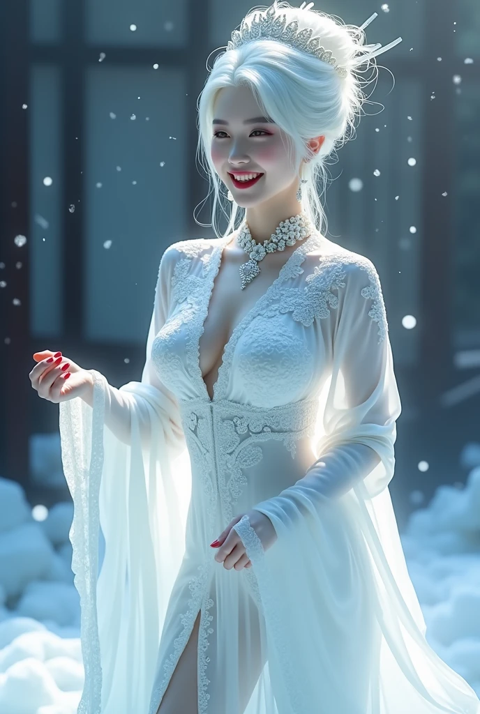 (Ice cubes:1.4),movie angle,(Fan Bingbing, Ice cubes 소녀,anatomically correct,Telegraph slang,걸작 Ice cubes 동백,Representative work: Hanfu,laugh,sexy,Full body art,Traditional arts,Erotic Art,queen art,Amazing body art,Amazing Hair Styles,Traditional Japanese Girl,Japanese Geisha, Japanese art works,Perfect, Jewelry Art,Full body art style,full body capture)