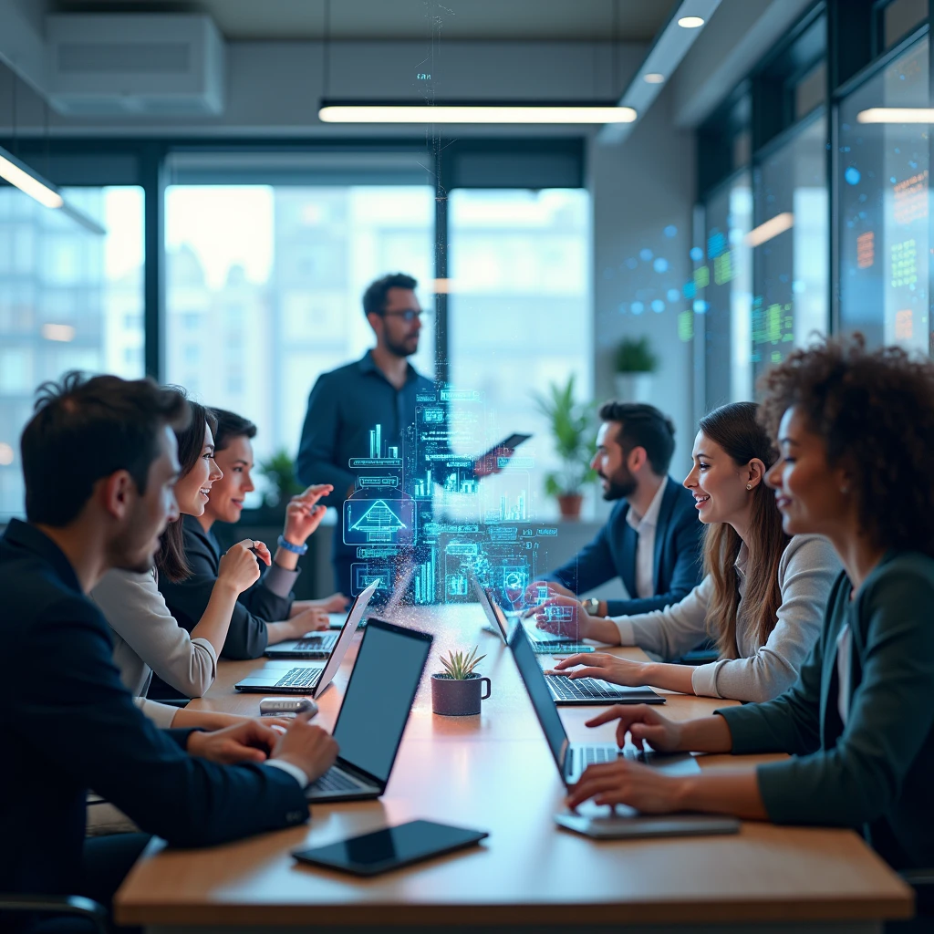 Real People Networking Digitally 