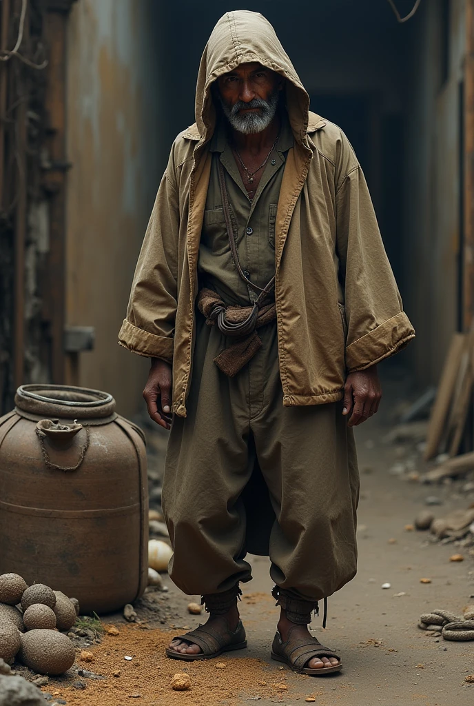 पैबंद लगे कपड़े, घिसे हुए जूते, रुखा-सूखा खाना, यह सब देखकर लोग उसे भिखारी समझते थे।