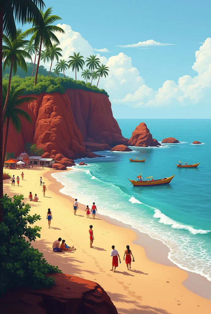 Varkala beach