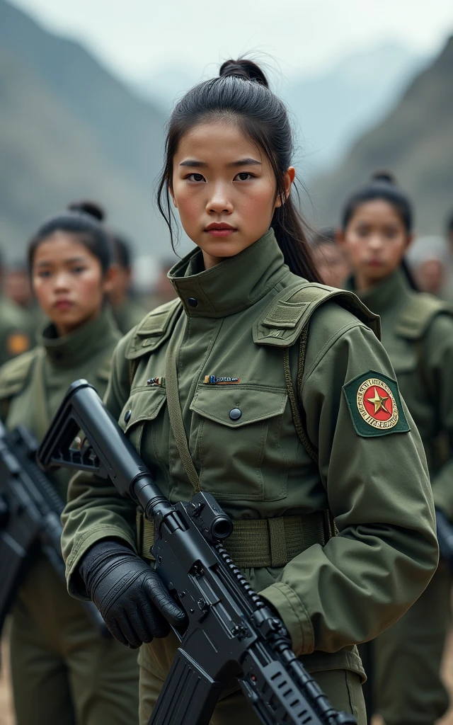 Chinese female soldiers,review