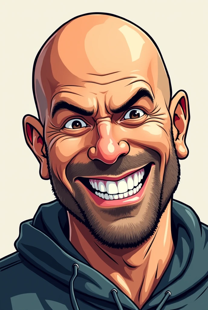 joe rogan cartoon face
