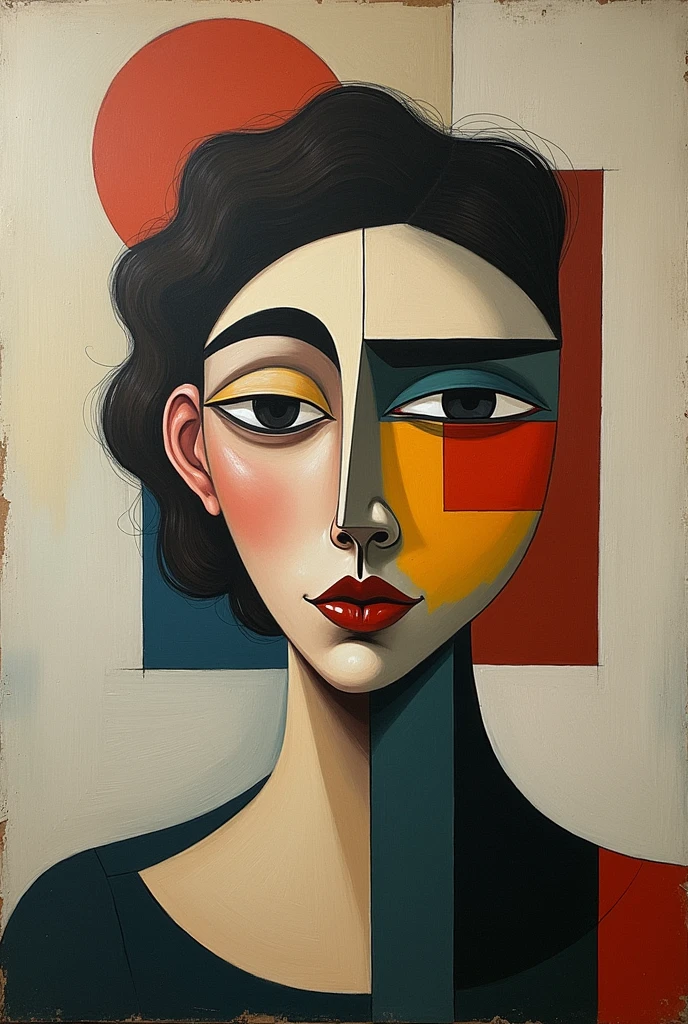 I want to create a self-portrait of myself in the artistic style of Pablo Picasso