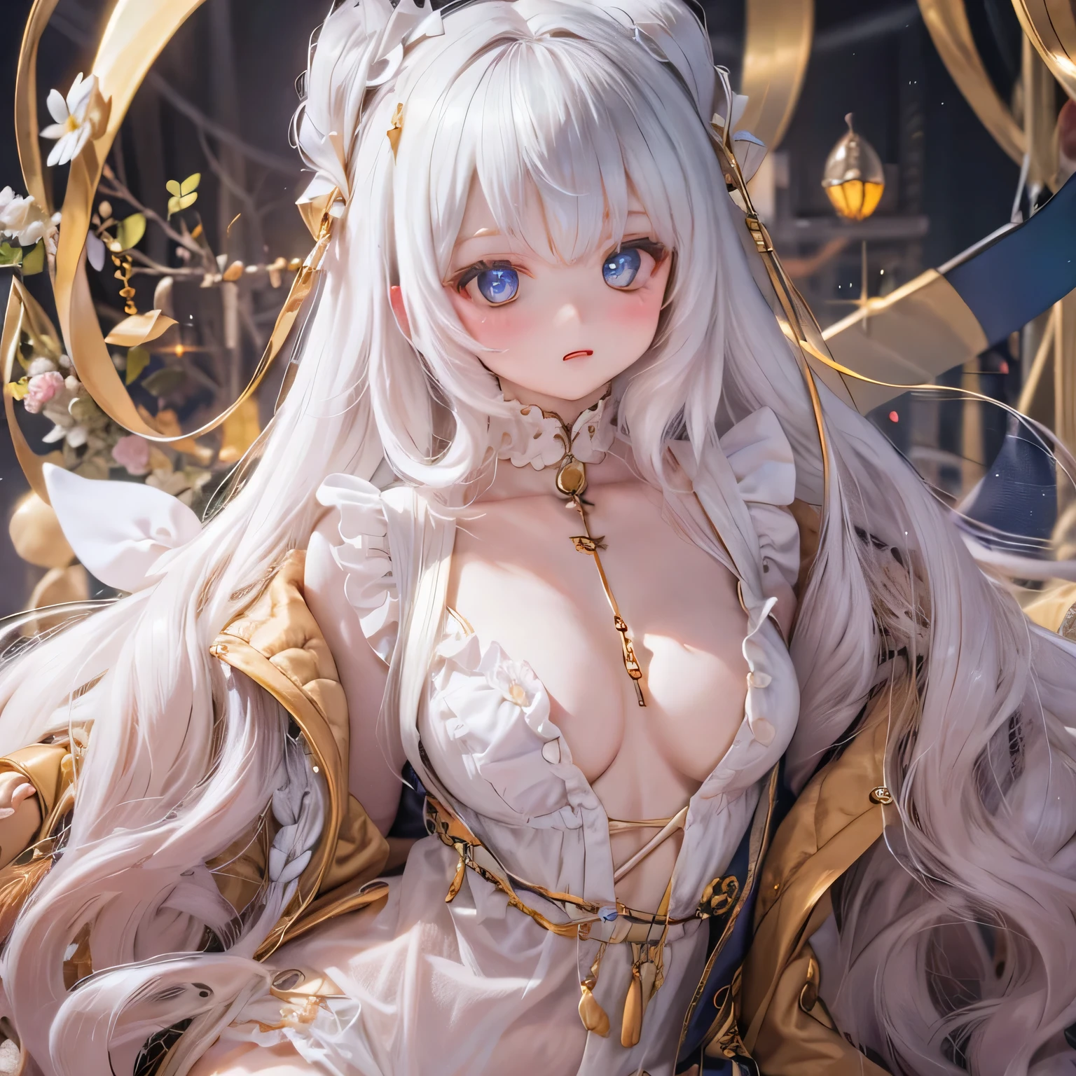 (Highest quality, High resolution, Realistic:1.37),Very detailed, Beautiful details,Beautiful lip detail,Very detailed目と顔,Long eyelashes,One person&#39;S,Sharp focuS,Vibrant colors,Soft lighting,Fenrir Girls,Big Breasts,Fantasy elements,,Ice Magic,Flowing Hair,Heavenly beauty(((((whole body)))))cute  cute Sexy poSe  (((Sexy poSe)))((((((()))))))(((cute))) 、 cute足、(((((Belly dance))))) Smiling Stage
ケモミミ