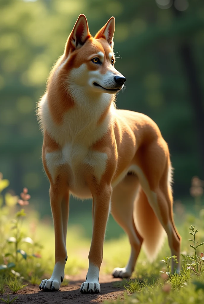Dog naked