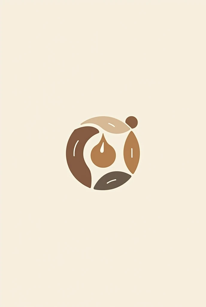 Créer un dessin qui lie le sable et la poterie sous forme de logo rond minimaliste + écrire sur le logo : ti grain de sable