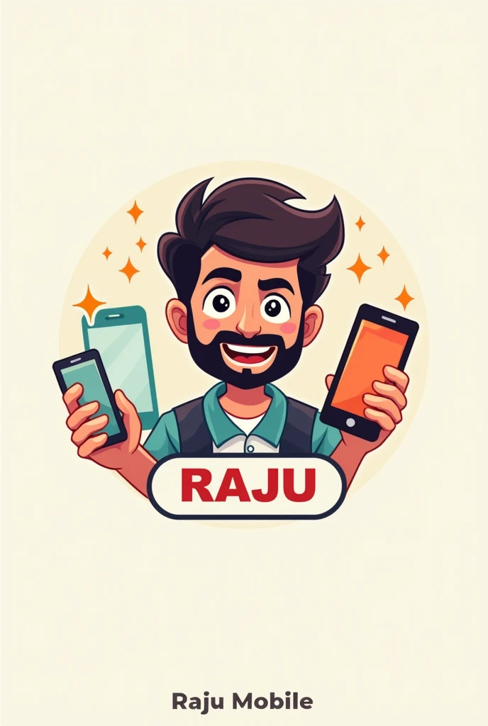 I need a raju mobile Shop logo instgram dp
