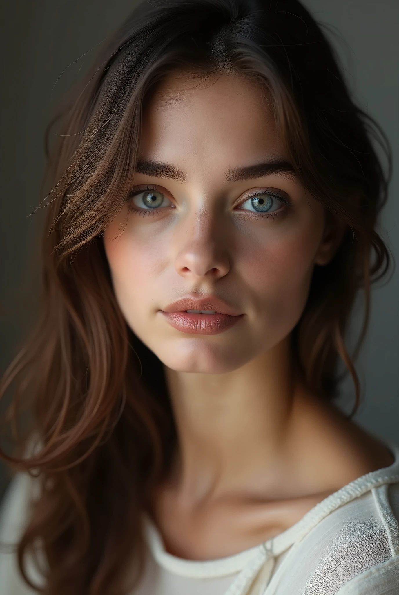 A Brunette Woman Size Former Matte Skin