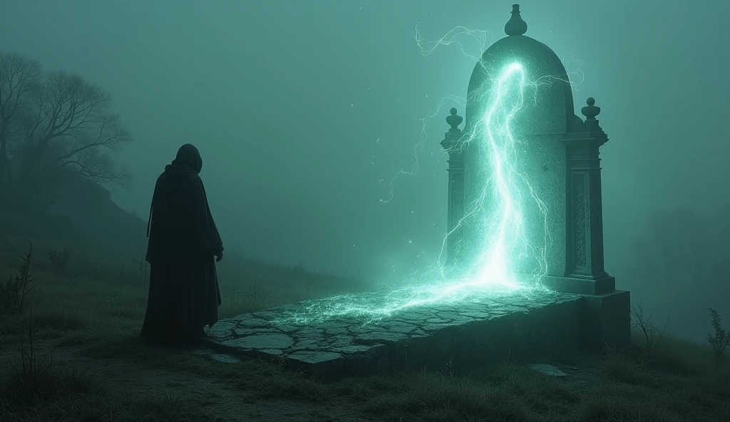 • Locations: A wave of light emanated from an old grave.