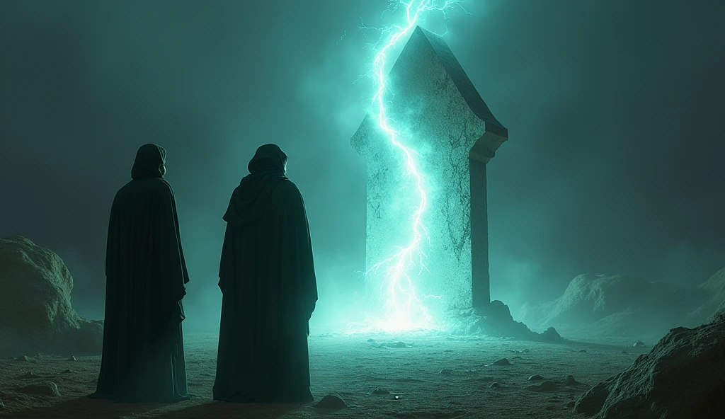 • Locations: A wave of light emanates from an old grave. Amin and Amir