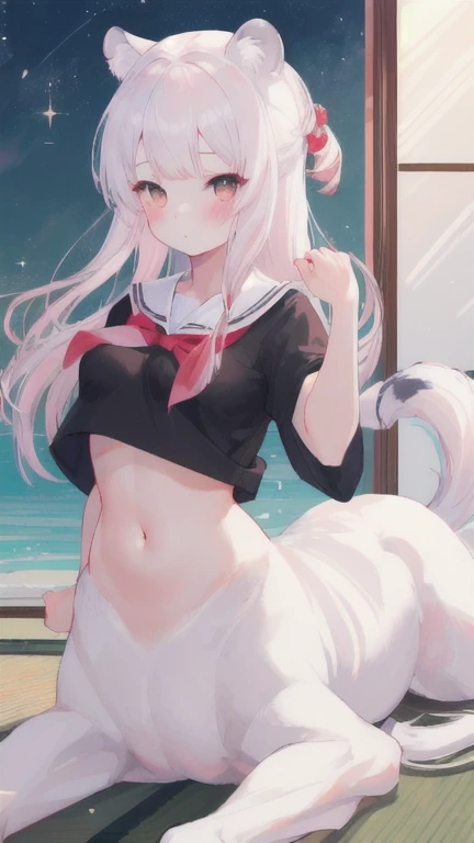 (masterpiece、Highest quality、Highest quality、Official Art、Beautiful and beautiful:1.2)、(One person:1.3)Hatsune Miku、Twin tails,Beautiful breasts, Katsushika Hokusai,Beautiful white horse back view, たてがみをTwin tailsに編んで, Perfectly woven、対称Twin tails, Blake Detailed and realistic mane texture, Shining with transparent rainbow colors, Twin tailsの魅力を最大限に引き出したシーン, Dynamic Shot