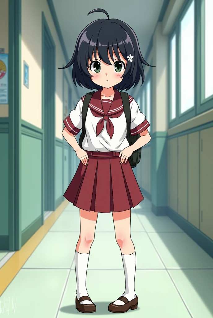 Dragon Ball Pan Dressed As A Schoolgirl