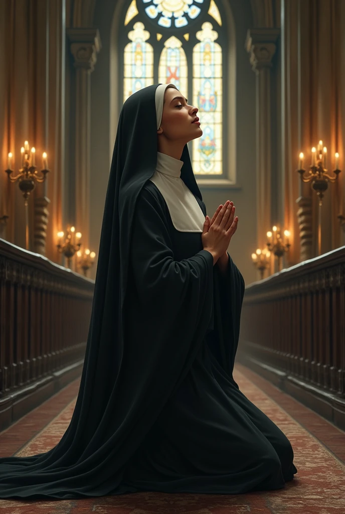 The Nun Praying