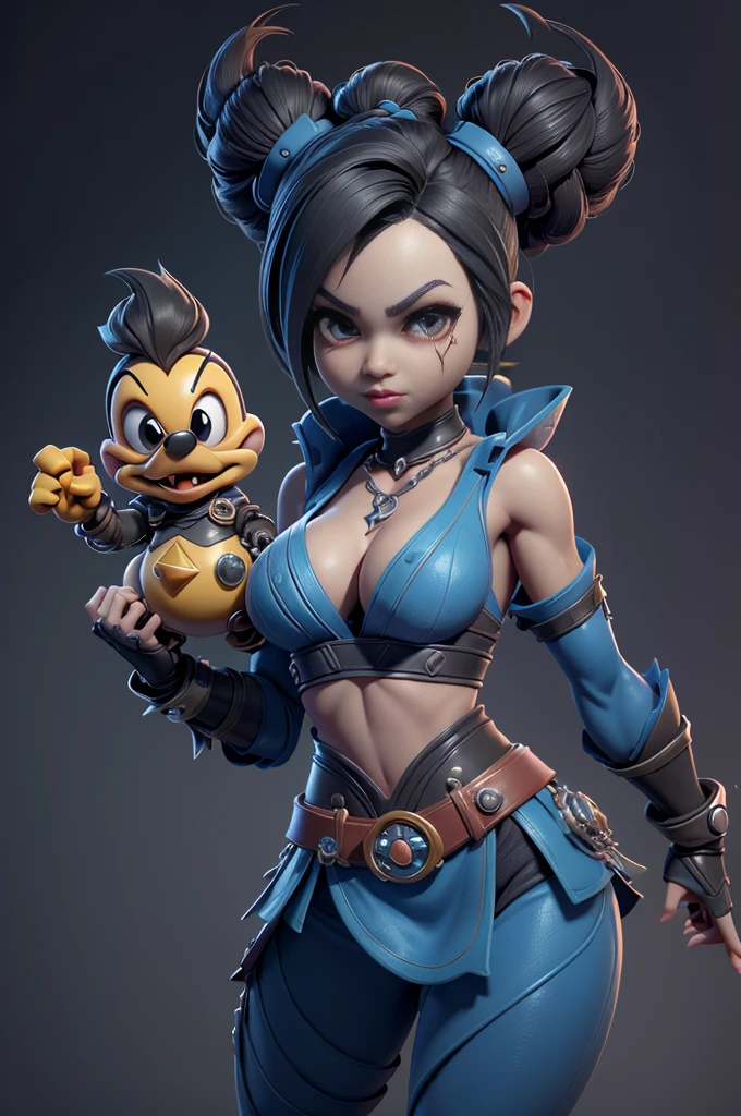 monstros estilos kingdom hearts, baseados em animais,3d style, shadown monster, demons, darkness monster, rayman legends, mickey mouse character style, girl and body, kingdom hearts, malhas leves e quentinhas, cores quentes e alegres, portando espada magica, dark mouse in around, (raytrace),(((sexy e sensual))),((kitana mortal kombat 2))