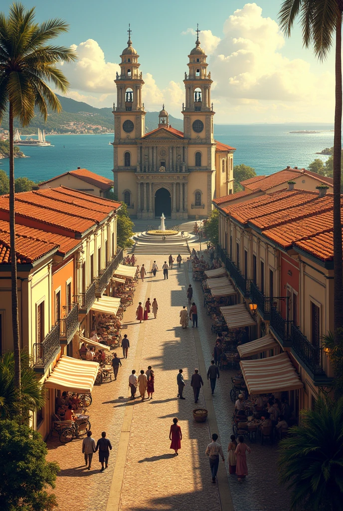 A 18th century colonial Portuguese town