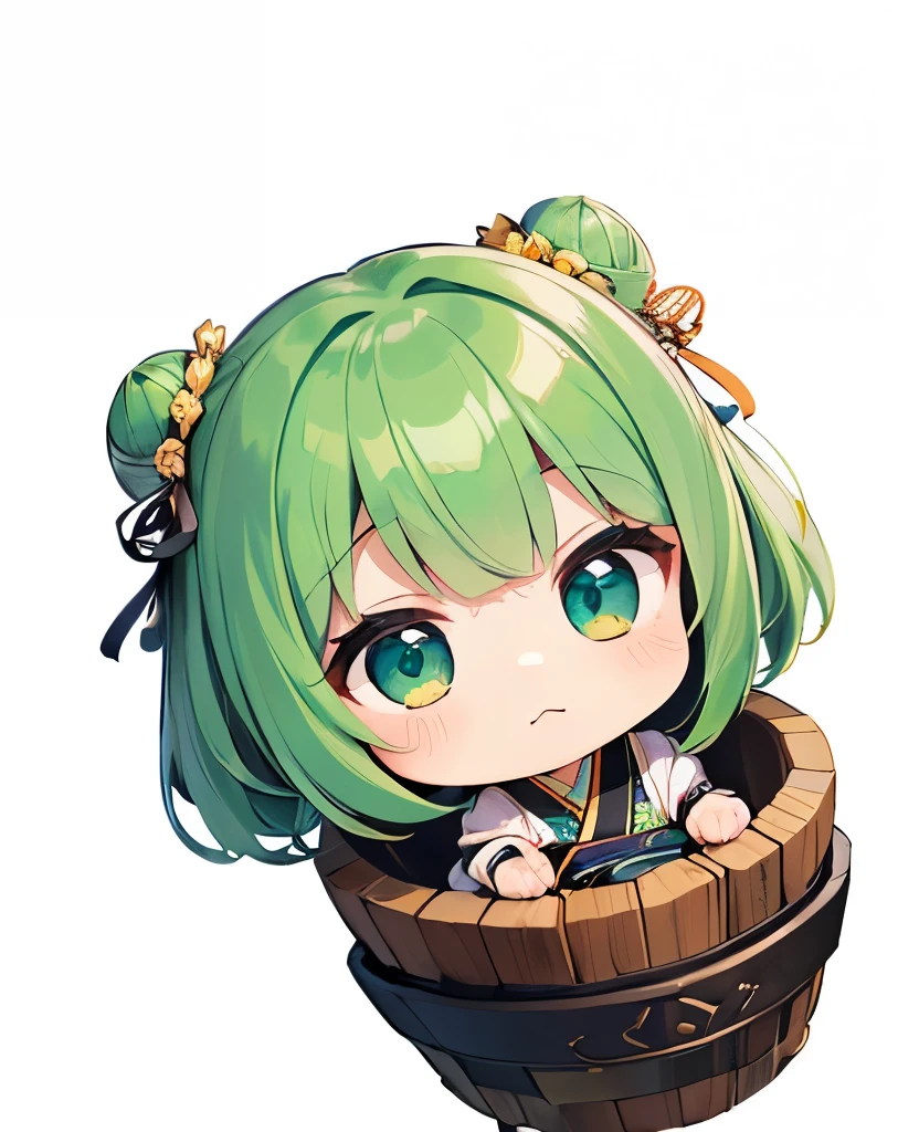 Dark green hair bun、Metal Band、Ultra HD、super high quality、Luxury garden background、((looking at the camera))、Green bun hair、Smiling face、(((二頭身の嬉しそうな表情のChibi Character)))、(((銀髪のあずきの擬人化したChibi Characterと一緒)))、(((器に入った緑のお団子ヘアのChibi Character)))、(((小豆の擬人化したChibi Character)))、Saturation Up、Early summer scenery of a high-end Japanese garden、(((器の中に入ってるChibi Character)))、(((アズキが擬人化したChibi Characterと一緒にいるヨモギを擬人化したChibi Character)))、(((Playing with a white healing character)))、((ふわふわボールで遊ぶChibi Character))、((Matchaを飲むChibi Character))、(((8月らしい高級な器に入ったChibi Character)))、((Surprised expression))、(((Beautiful Japanese Garden)))、((器の中に入ってるChibi Character))、((Chibi Character、擬人化されたヨモギChibi Characterクター))、Mugwort manju character、Cute mugwort bun、Green Eyes、Healing Characters、((Green hair in a bun))、Matcha、((Delicate Japanese patterns))、Delicate embroidery、Fine wrinkles、Delicate depiction、Containers with delicate patterns、(((Delicate Japanese patterns容器)))、((あずき色の髪の小豆を擬人化したChibi Characterも一緒にいる))、Asian delicate patterns、masterpiece、Ultra HD、super high quality、美しい容器の中のChibi Characterクター、Round characters in beautiful delicate containers、(((濃い緑色のボールで遊ぶChibi Character)))、(((Leaves are not drawn)))、(((A round white stuffed toy painted on the outside of the container)))、Create countless colorful and intricate overlapping patterns。Across the screen、Vibrant colors and detailed textures、Chaotic beauty。Each piece of paper is、Subtle color variations create a clear and powerful overall visual impact.。Rich details with attention to detail、A small story unfolds depending on the viewing angle、A complex and multi-layered piece of art、