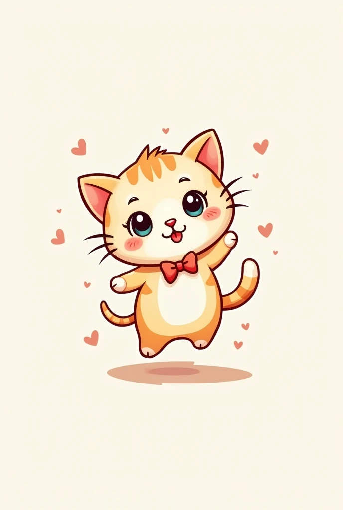 Cute cat logo