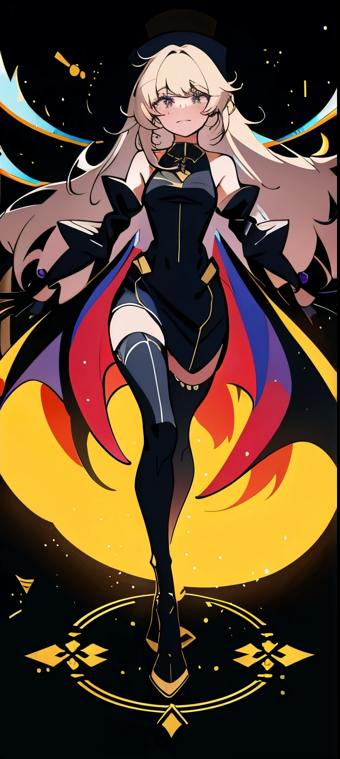 Carefully draw the face 5 girl High-quality faces in anime style a blond Shiny black full body suit Red lines all over the body seductiv a smile Morrigan Aensland Rear view