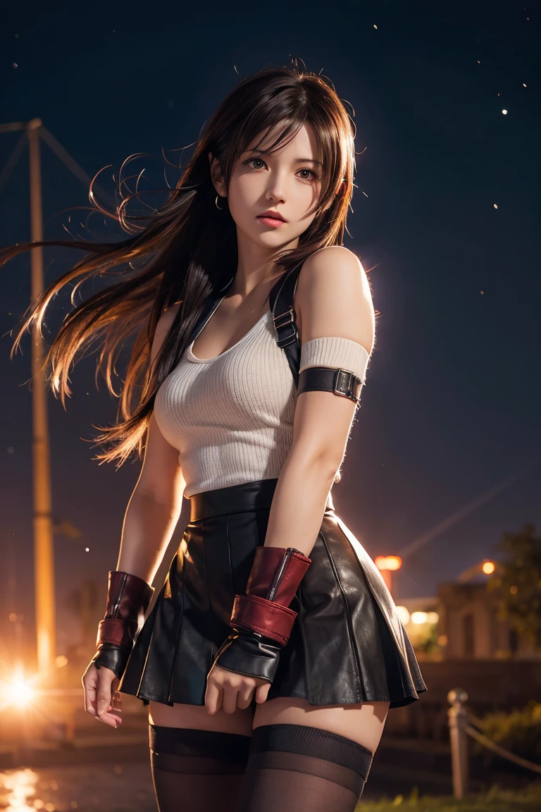 一个女孩躺在Starry Sky下的床上,Exquisite smile,Beautiful and delicate eyes,Beautiful and delicate lips,Extremely detailed face and eyes,Long eyelashes,Full body,belly button,best quality,excellent work,Super,(Reality:1.4),RAW photos,(Beautiful face:1.2),(Lying on the water:1.5),1 girl,(absurd),(8k), (4K),Octane Rendering,Starry Sky,((Full body view)),Cross-legged