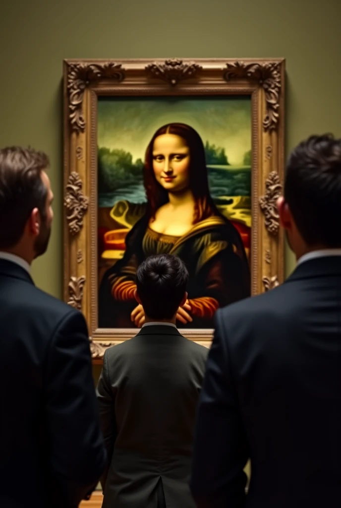 One visiting the Mona Lisa