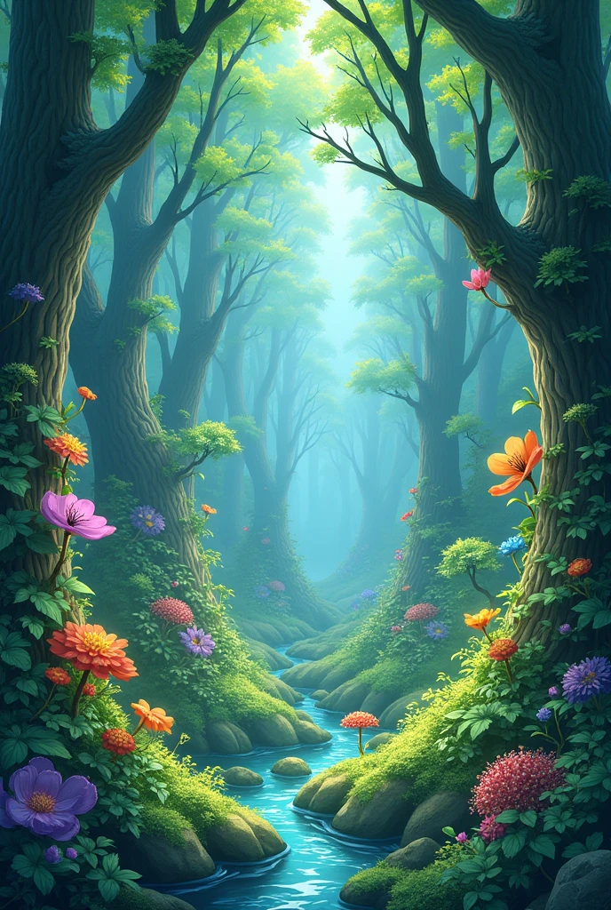 The forest in the Doupo Cangqiong anime 