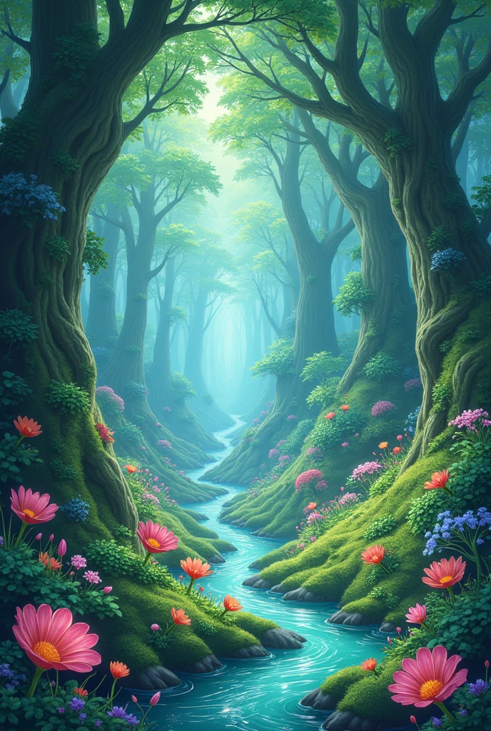 The forest in the Doupo Cangqiong anime 