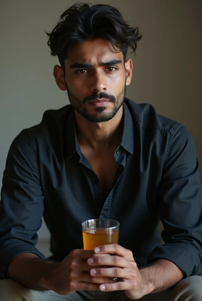 Adult boy so cut but so sad and glass full body uniqe face handsome Pakistani man sitting pic for WhatsApp dp