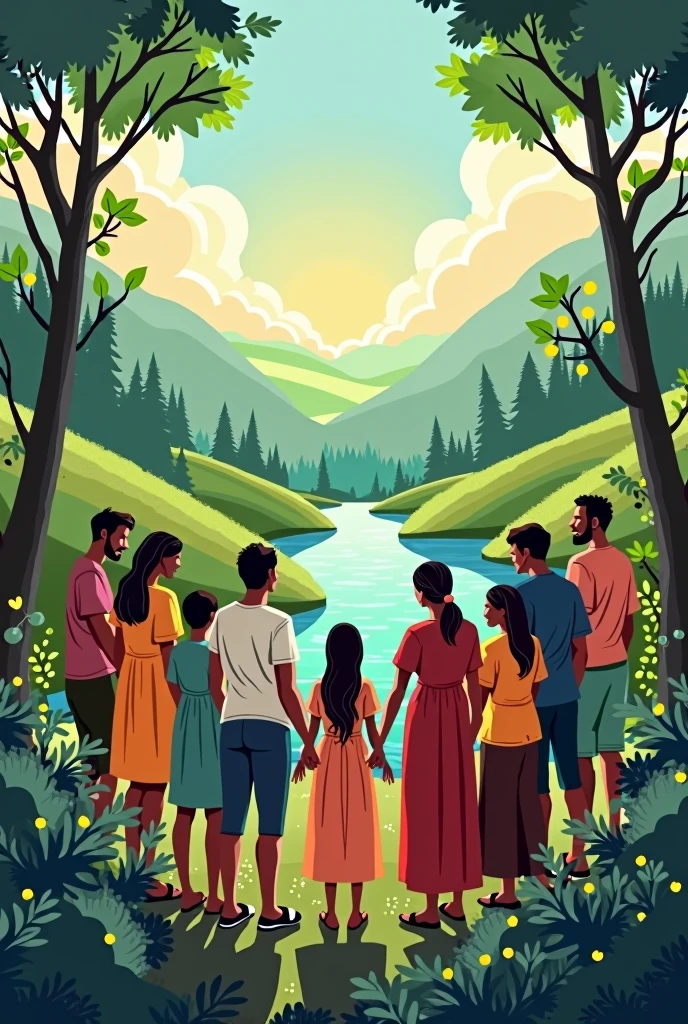 Make a poster about the season of creation 2024