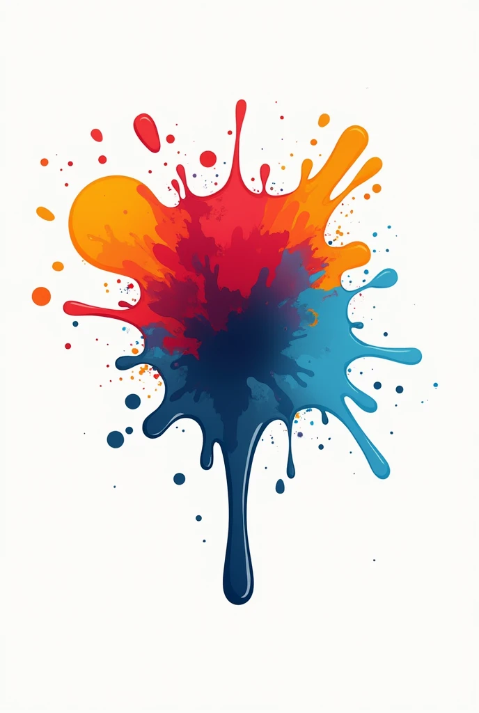 A logo for a fabric paint company