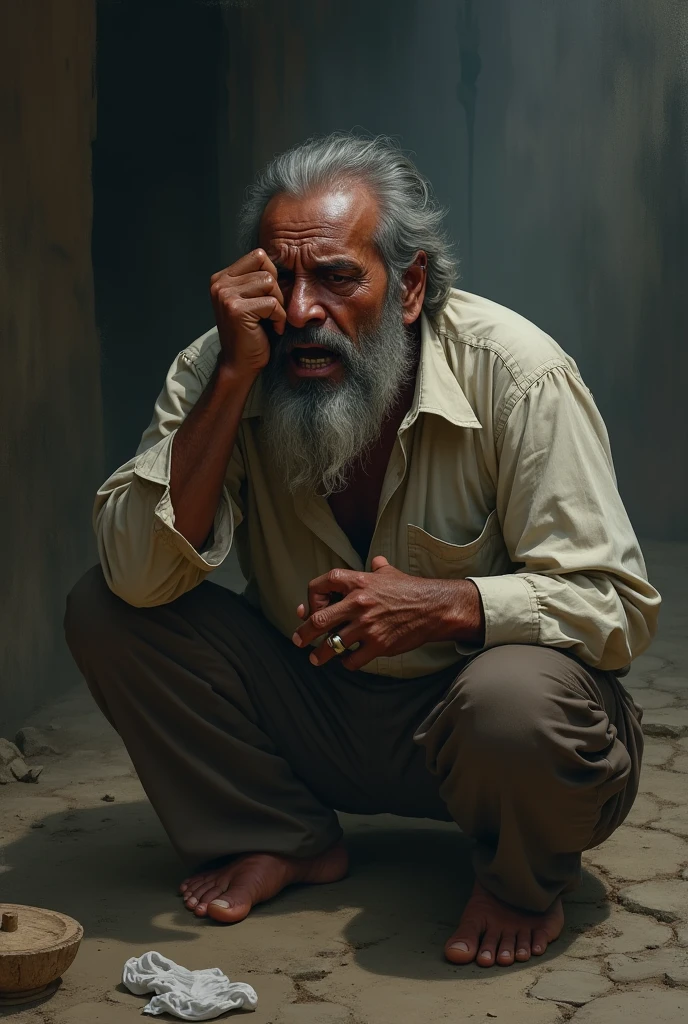धनीमल रो-रोकर अपना दुःख बताने लगा।      
