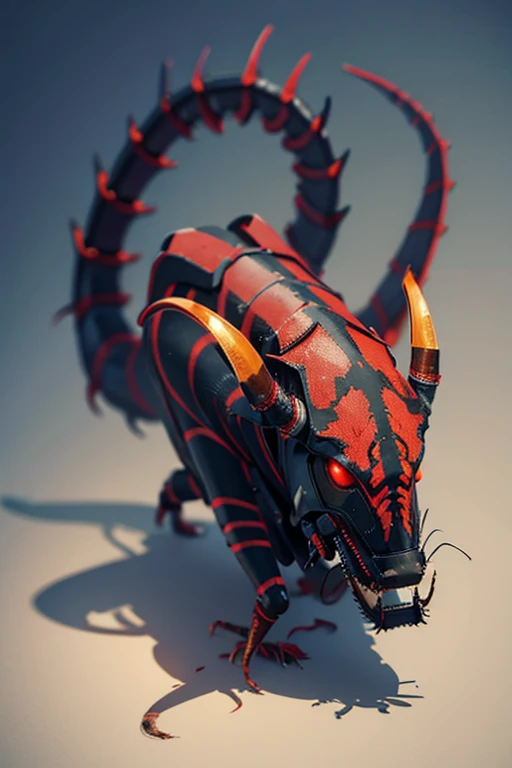 a 3D scorpion in high resolution, human version --auto --s2