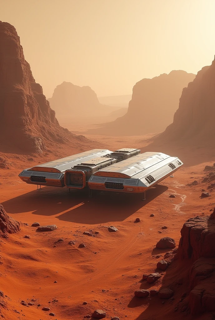 Photo of solar energy on Mars