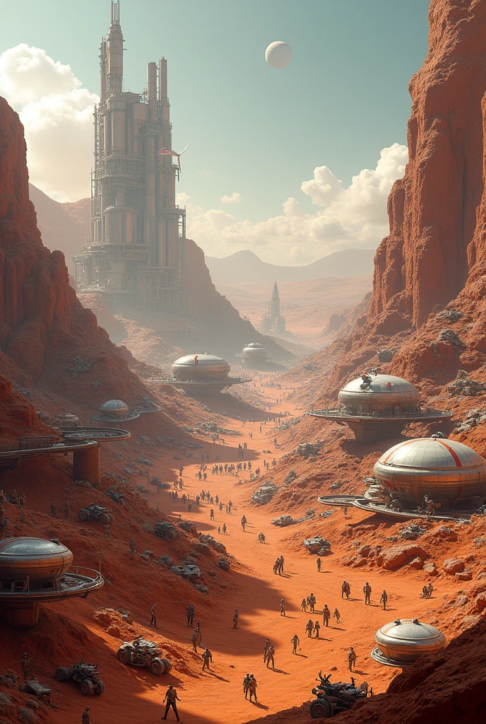 show me mars being colonized and well advanced by the whole world, best chat, It&#39;s shit, even more chat, It still sucks, improve this shit