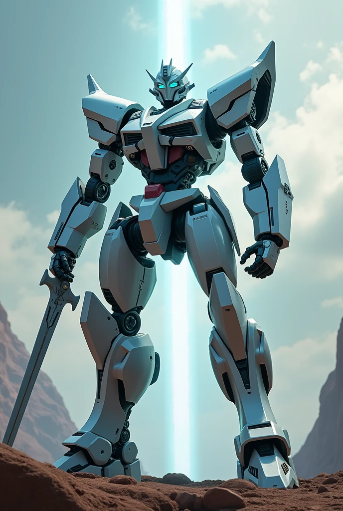Highest quality、robot、sword、Transform、