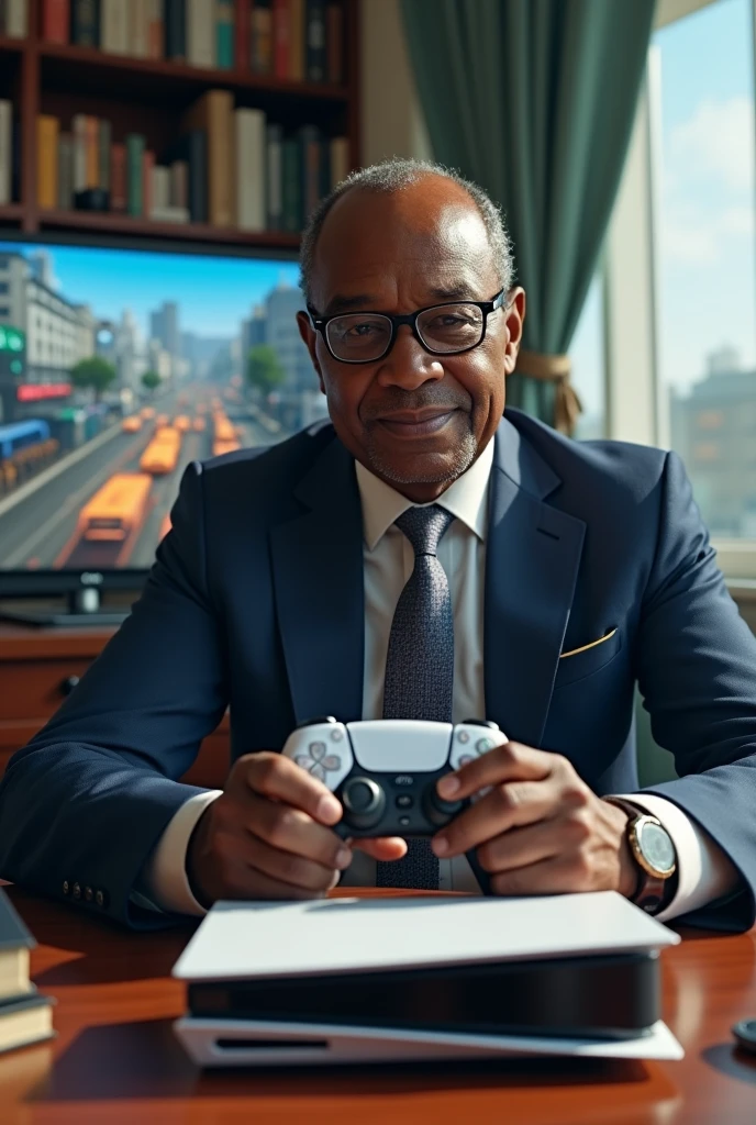 Raisi magufuli akicheza game katika PS5